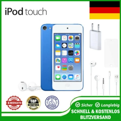 Apple iPod Touch 6G 6. Generation Blue Blau 16GB 32GB 64GB 128GB HÄNDLERGARANTIE - Bild 1 von 4
