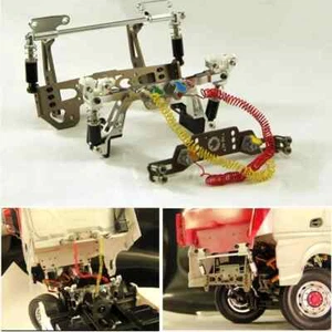 Metal Simulation Cab Suspension System 1/14 For Tamiya RC Truck Scania MAN Benz - Picture 1 of 24