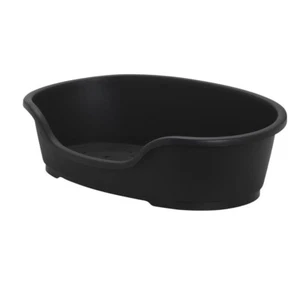Petface Black Plastic Dog Bed - Small 60 cm - Picture 1 of 16