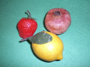 3  Früchte Obst Dekoration Kunstobst Deko Obst - Bild 1 von 3