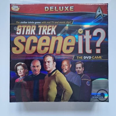 Star Trek Scene It DVD Game - Startrek Deluxe Edition TV Trivia Movie NEW SEALED - Image 1 of 4