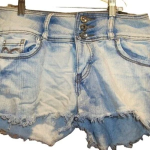 Roma Studio Light Blue Size 7 Jean Shorts - Picture 1 of 3