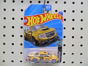 2025 hot wheels Yellow 22 Ford Maverick Custom hw modified 1/5 48/250 - Picture 1 of 3