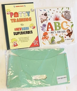 Potty Training by Serena White+ABC's 4 Kids by Adison Book +Sealed Folding Stool - Imagen 1 de 10