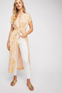 FREE PEOPLE Intimate So Long Morgenmantel Gr. S Tunika Kimono - Bild 1 von 10