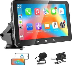 Car Play Screen Portable Wireless CarPlay & Android Auto Carplay Display 7’ - Bild 1 von 6