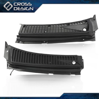 Fit For Ford F250 350 99-07 Windshield Wiper Vent Cowl Screen Cover Grille Panel - Image 1 of 4