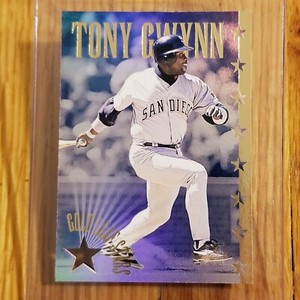 1995 Leaf Tony Gwynn Gold Leaf Stars #/10000 Padres