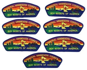 Central Minnesota Council MN Lot of 7 Mint CSP Patches (SA173) - Picture 1 of 2