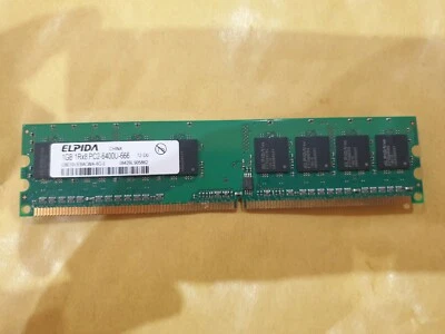 1GB ELPIDA 1Rx8 PC2 DDR2 6400U-666 MEMORY RAM DIMM DESKTOP 240 for PC HP DELL - Image 1 of 3
