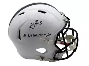 Kaytron Allen signierter/inscr Full Size Speed Replica Helm Penn State PSA/DNA - Bild 1 von 5