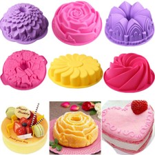 Stampo in silicone Muffin Torta Pagnotta PAN COPPA Stampo VASSOIO casa cucina piatti da forno antiaderente