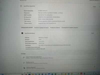 Huawei MateBook 16s QHD Intel Core i7 12700H 16 GB LPDDR5 SDRAM - SSD 1 TE - Immagine 1 di 4