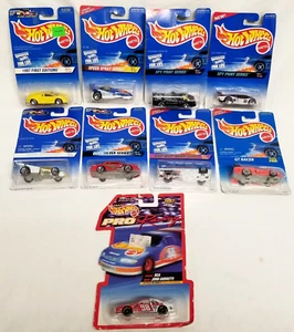 LOTE de 9 Hot Wheels 1996/1995 - Todos sin abrir en tarjeta - Ver fotos, hallazgo de propiedad - Imagen 1 de 14