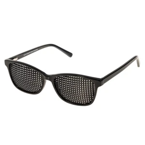 Rasterbrille 425-AS, schwarzer Acetat-Rahmen - Picture 1 of 6