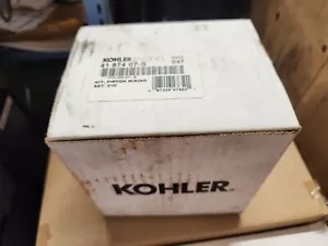 genuine kohler 41 874 07-s piston w rings .010 - Picture 1 of 13
