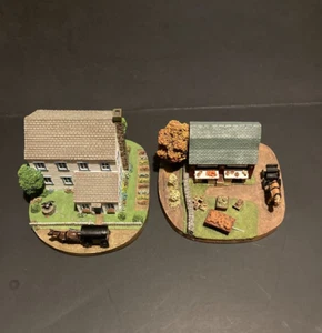 Danbury Mint Heritage Collection "The Amish Farmhouse plus Amish Produce Stand. - Picture 1 of 19