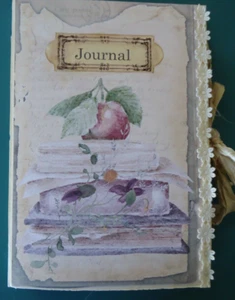 Libro Amantes Diario Hecho a Mano Cuaderno Libros de Memoria Flores Silvestres Notas Efímeras - Imagen 1 de 24