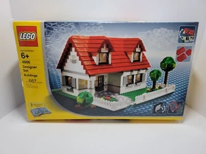 LEGO 4886 Building Bonanza House 3-in-1 Empty Box Only 2004 - Picture 1 of 6