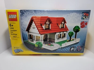 LEGO 4886 Building Bonanza House 3-in-1 Empty Box Only 2004 - Image 1 of 4