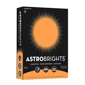 Wausau Astrobrights Premium Cardstock, 8,5 x 11, 65lb Cover (176gsm), 250 Stück - Bild 1 von 21