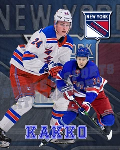 New York Rangers Lithographie Druck von Kaapo Kakko  - Bild 1 von 1