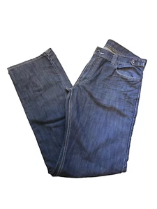 Levis 514 Men's Dark Blue Slim Straight Zip Back Pockets Size 36 x 34 - Picture 1 of 21