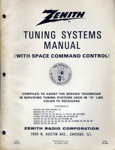 Zenith Service Tuning Systems Handbuch mit Space Command Control PFAX39 - Bild 1 von 1