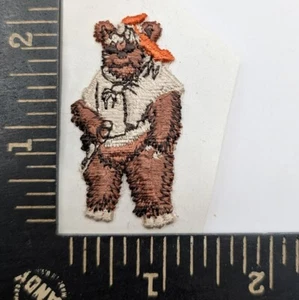 Vintage Star Wars Paploo Ewok bestickter Aufnäher 2" zum Aufkleben - Bild 1 von 2