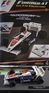 F1 Car Collection, Toleman TG184, 1984, Ayrton Senna, 1:43 Scale F1 Model - Picture 1 of 10