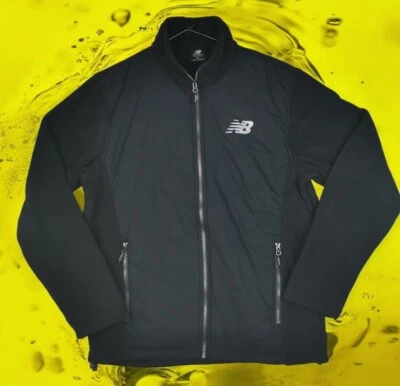 Chaqueta aislante New Balance polar negra para hombre talla M PIT TO PIT 22 IN NUEVA CON ETIQUETAS Foto 1 de 4