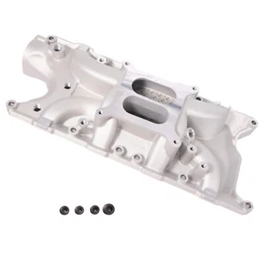 For SBF Small Block Ford 289 302 4.3 4.7L 5.0L Intake Manifold with 4 Plugs - Picture 1 of 11