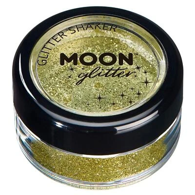 Classic Fine Glitter Shakers by Moon Glitter - Gold - Cosmetic Festival Makeup G - Image 1 of 3