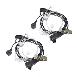 2x Hands Free Headsets for Kenwood TK-3230 TK-3360 TK-3400 TK-3402 TK-5220 - Picture 1 of 11