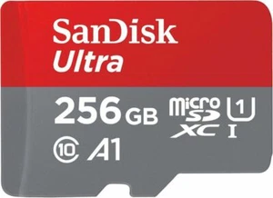 SanDisk Ultra 256 GB Micro SD XC UHS-I Card SDSQUAR-256G-GN6MA 100MB/s A1 256GB - Picture 1 of 4