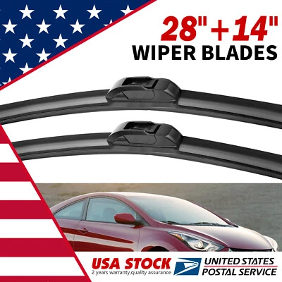 Limpiaparabrisas delantero 28"+14" toda temporada para Nissan Sentra 2013-2018 Foto 1 de 4