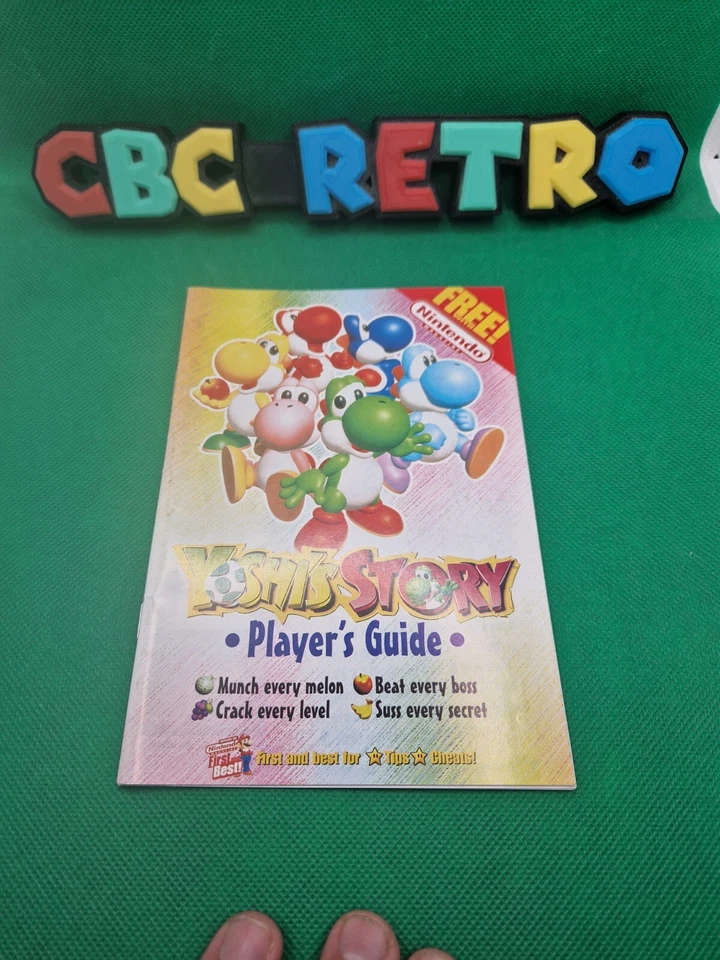 Nintendo Magazine Yoshi's Story.  Essential Player’s Guide Rare 1998 Mint  - Image 1 of 4