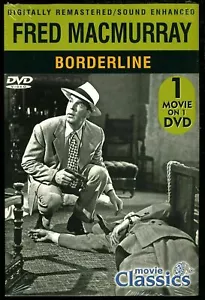 BORDERLINE DVD Stars Fred MacMurray Claire Treavor Raymond Burr Detective Noir - Picture 1 of 2