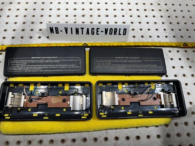 Mercedes 92-94 W140 C140 Parasol Iluminado NEGRO Espejo 2 Cubiertas / 2 Insertos,Ty 1 Foto 1 de 4