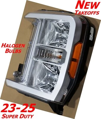 Faro halógeno 23-25 Super Duty PC3Z13008G nuevo despegue lado del conductor OEM Foto 1 de 4