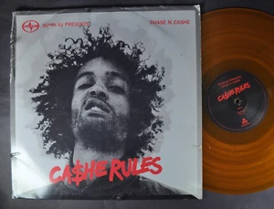 CHASE N. CASHE- CA$HE RULES  HIP HOP ORANGE  VINLY PROMO ONLY  LP - Picture 1 of 2
