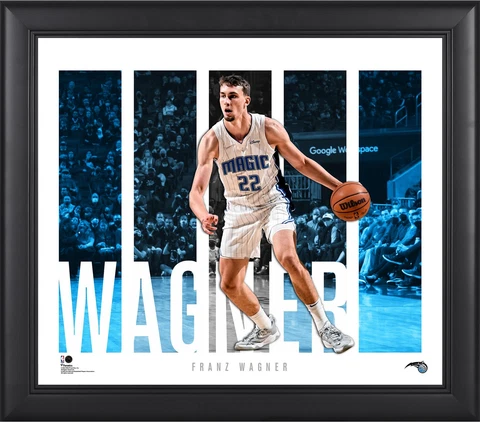 Franz Wagner Orlando Magic Fanatics Authentic 15x17 Player Panel Collage Cover