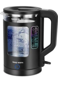 GABERLEE Wasserkocher, 1,7 l, 3000W schnell kochender leiser Glaswasserkocher mit blauer LED