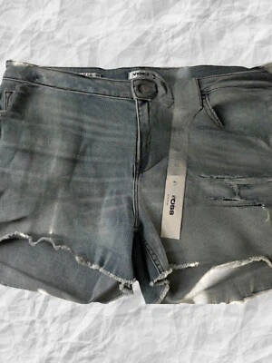 Pantalones Cortos Vigoss Marley Distressed 4" Entrepierna Talla 18, Nuevos con Etiquetas Foto 1 de 3