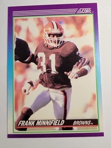 1990 Frank Minnifield Card #148 Score Football Cleveland Browns NFL Vtg Trading - Picture 1 of 4