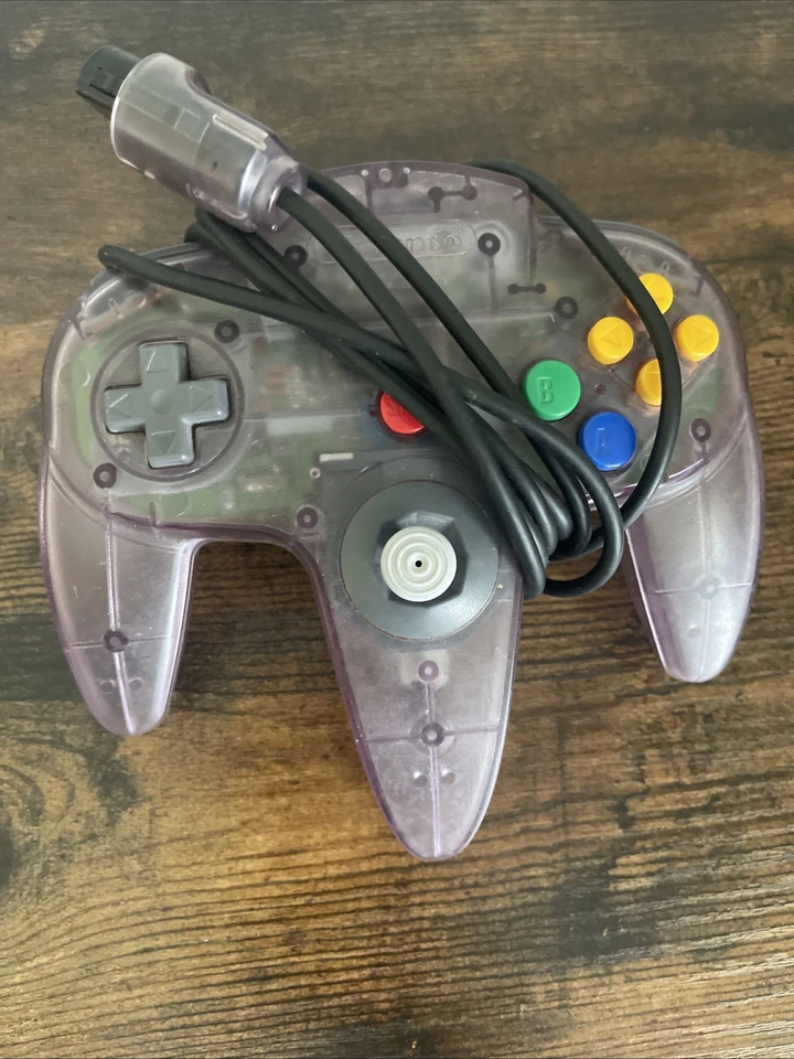 Nintendo 64 N64 Atomic Purple Controller NUS-005 Authentic Original OEM - Image 1 of 1