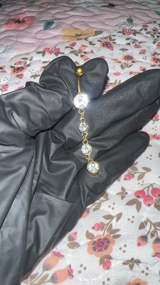 Cadena Piercing Vientre NUNCA USADA 14g Acero Quirúrgico (Limpieza Profesional) Foto 1 de 2