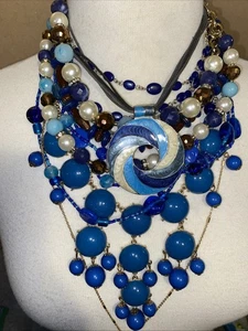 Junk Jewelry Necklace Lot Vintage & Modern Wear, Repair, Craft, Harvest - Picture 1 of 9