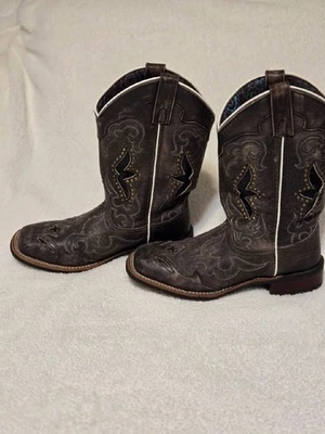 Botas vaqueras occidentales de cuero Laredo para mujer. Talla 9 M. Excelente estado. Sin caja Foto 1 de 4