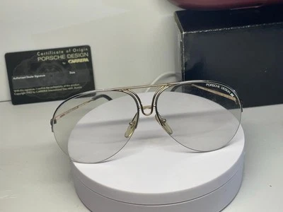 Vintage Porsche Design By Carrera 5627 41 Gold Made In Austria 1980s New Glasses - Image 1 of 4